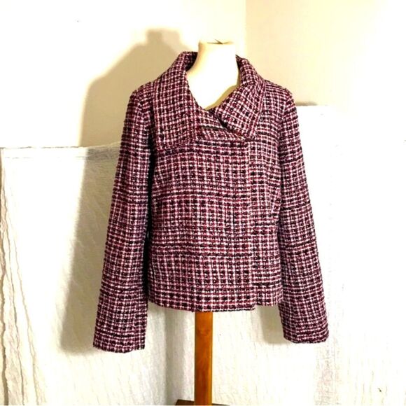 Talbots Reddish Tweed Jacket Size XL - Picture 1 of 8